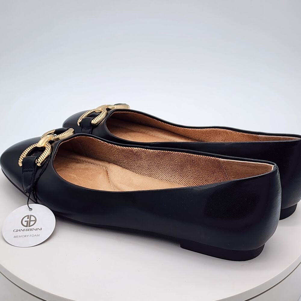 New Giani Bernini BrookeEP Black Memory Foam Ballet Flats Women's Size 9.5 M - Picture 4 of 9
